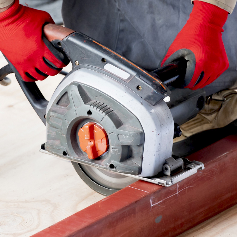 作業中の手元の様子